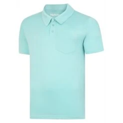 Bigdude Jersey Polo Shirt With Pocket Turquoise -Bigdude jersey polo shirt w pocket turquoise 2