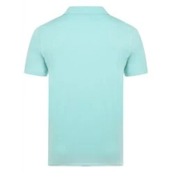 Bigdude Jersey Polo Shirt With Pocket Turquoise -Bigdude jersey polo shirt w pocket turquoise 3