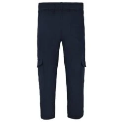 Bigdude Straight Leg Cargo Joggers Navy -Bigdude jogger with pockets navy back