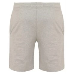 Bigdude Loop Back Jogger Shorts Grey Marl -Bigdude loop back short grey marl 3