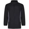 Bigdude Lightweight Contrast Panel Showerproof Jacket Black -Bigdude m30a0202