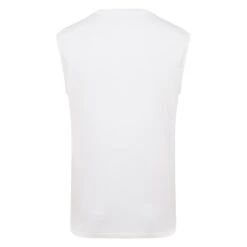 Bigdude Plain Sleeveless T-Shirt White -Bigdude plain tee w o sleeve white 3