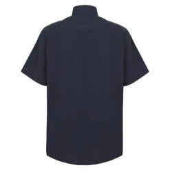 Bigdude Classic Short Sleeve Poplin Shirt Navy -Bigdude short sleeve shirt navy 3