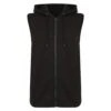 Bigdude Loop Back Sleeveless Hoody Black -Bigdude summer gilet black 1
