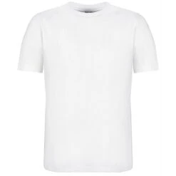 Bigdude Plain Crew Neck T-Shirt White -Bigdude tshirt white front